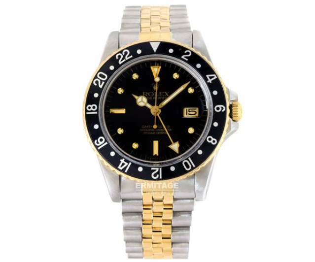 Gold & Steel Rolex GMT-Master 16753 Year 1987